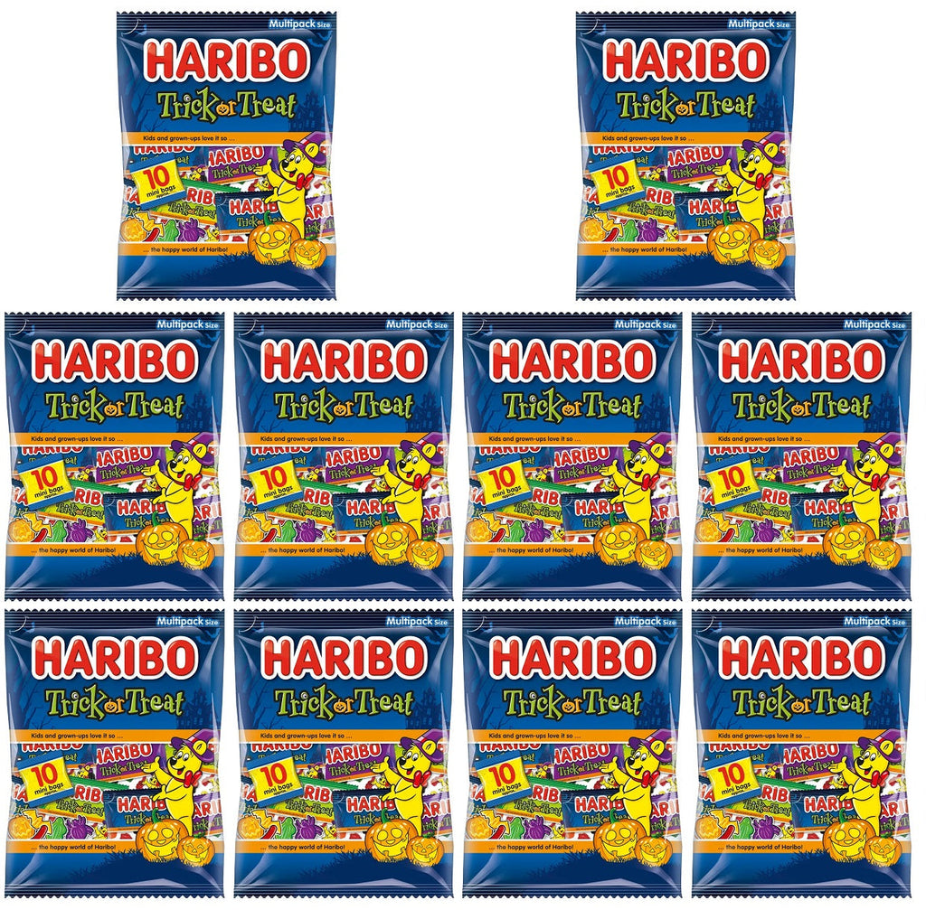 10 x Haribo Trick Or Treat 10pk  - 160GM