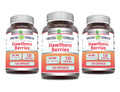 Amazing Formulas Hawthorn Berries 565 mg – 120 Capsules, 3 Pack, Made in USA