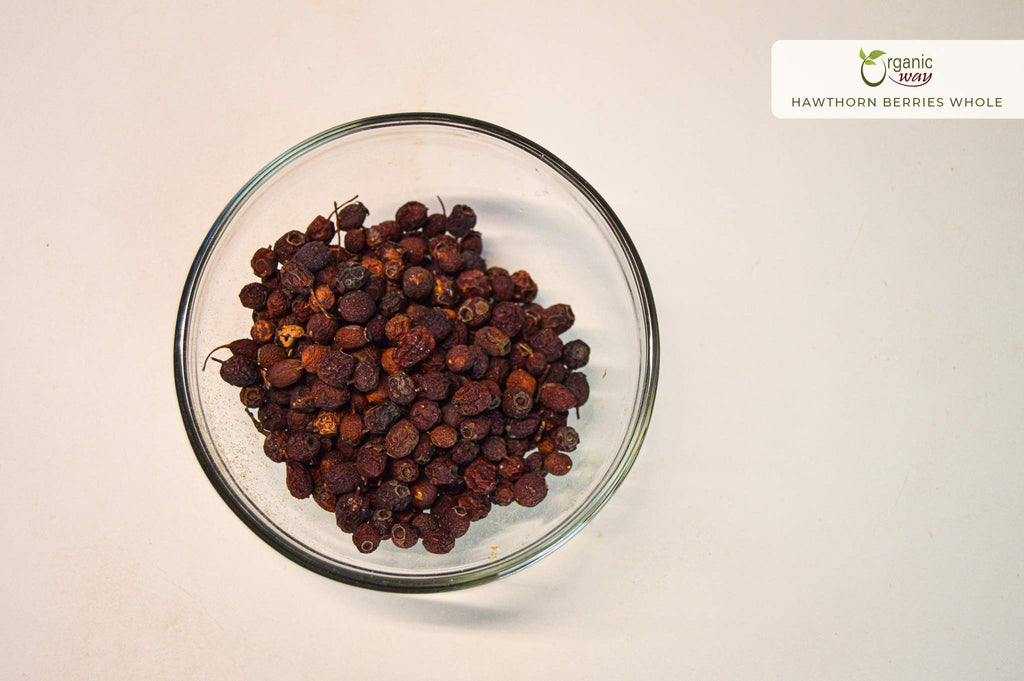 Organic Hawthorn Berries Whole – 1 lb (Albania) | Kosher • Vegan • Non-GMO