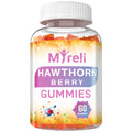 Hawthorn Berry Gummies 1000mg - Vegan, Gluten-Free | Plant-Based Arterial Support - 60 Chewables