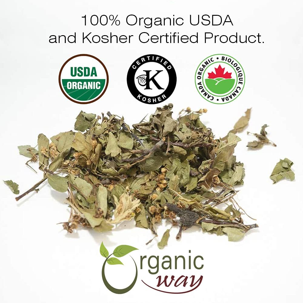 Organic Hawthorn Leaf & Flower Cut & Sifted — Herbal Tea (2 oz) | Albania Origin, Non-GMO, Kosher