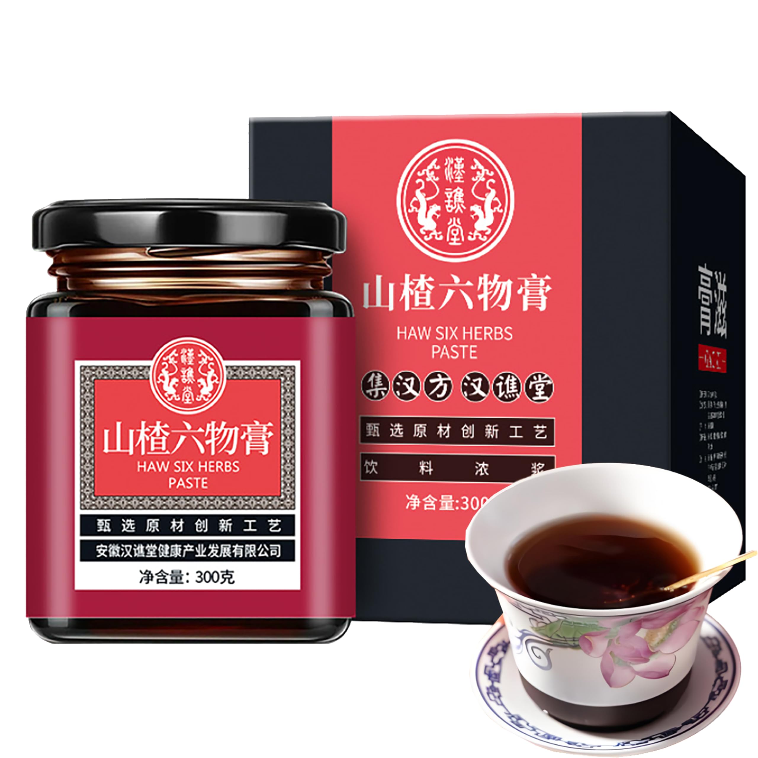 Hawthorn Liuwu Cream 300g (10.58oz) - Hawthorn Six-Item Paste