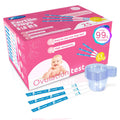 HEAL-CHECK 25 Count Ovulation Test Strips with Cups – Bulk LH Ovulation Predictor Kit for Home Fertility Testing