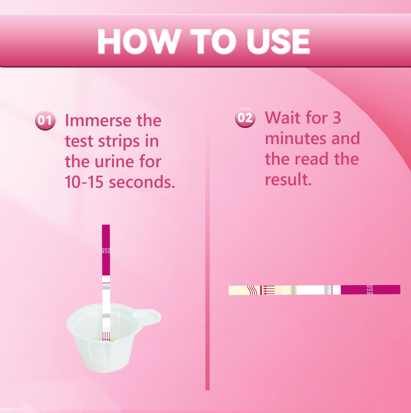 HealCare Pregnancy Test – Ultra-Sensitive 10 MIU/ml, Early Detection in 3 Minutes (10 Pieces)