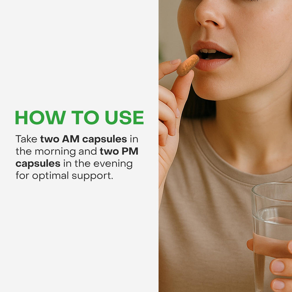 HealhtyCell AM/PM Healthspan System - 90+ Vitamins, Minerals, Protective Phytonutrients, Probiotics & Enzymes for Advanced Cellular Nutrition - 60 AM Tablets & 60 PM Tablets