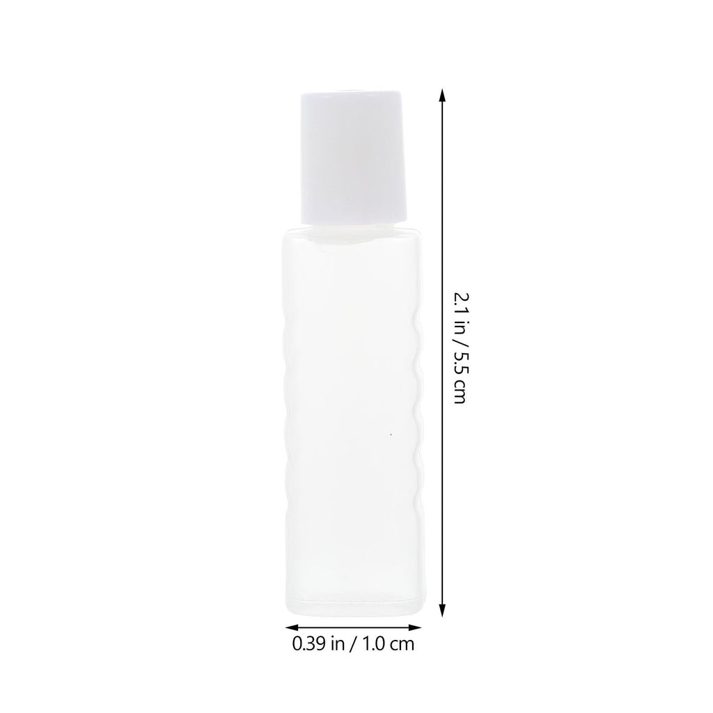 Healifty 25Pcs Mini Dropper Bottles – Travel Leak-Proof Plastic Bottles for Eye Drops & Contact-Lens Care
