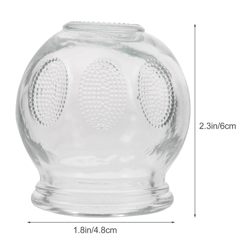 Healifty Glass Cupping Therapy Set – 6Pcs Vacuum Cupping for Massage & Fatigue Relief