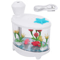 Healifty USB Humidifier – Cute Fish Tank Diffuser, Night Light & Desk Humidifier