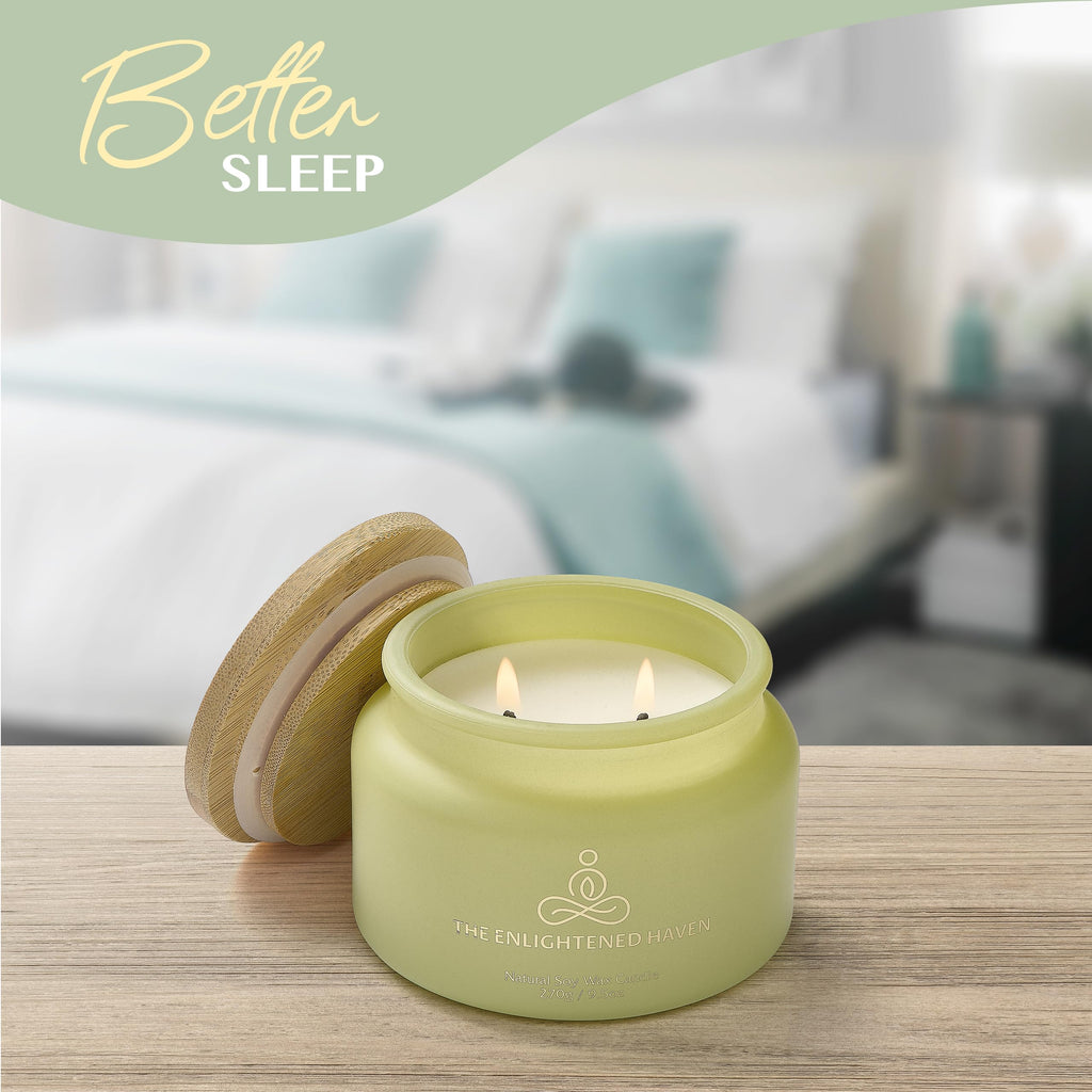 Healing 2-Wick Soy Candle – Eucalyptus & Peppermint | 9.5 oz