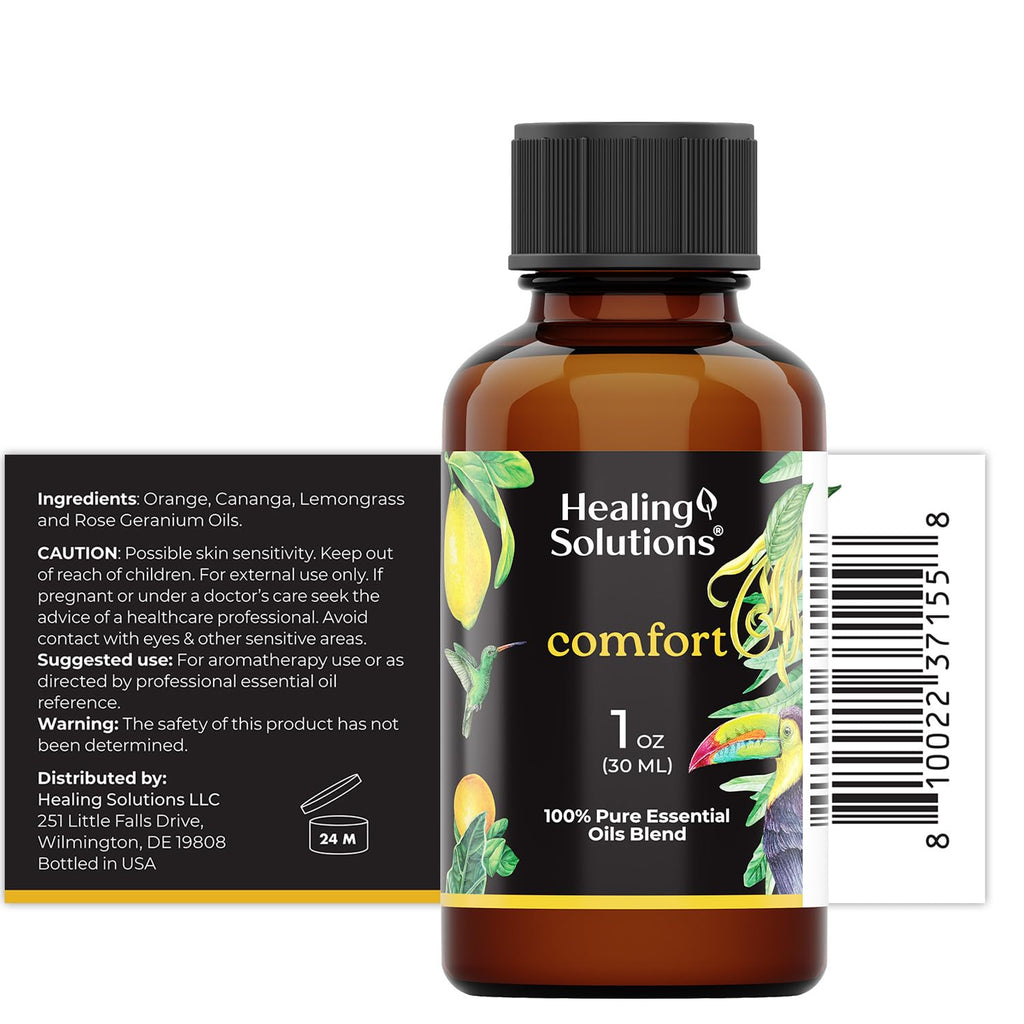 Healing Solutions Comfort Blend Essential Oil – 2 x 1 oz