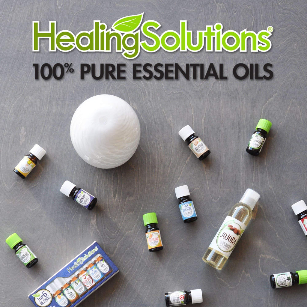 Healing Solutions Organic Clove Bud Oil - Pure & Undiluted Clove Bud Oil, Therapeutic Grade (10ml / 0.33 oz)