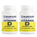 HEALTH BY ME Vitamin D3 4000 IU Softgels – Supports Bones, Teeth, Muscles & Immune Health
