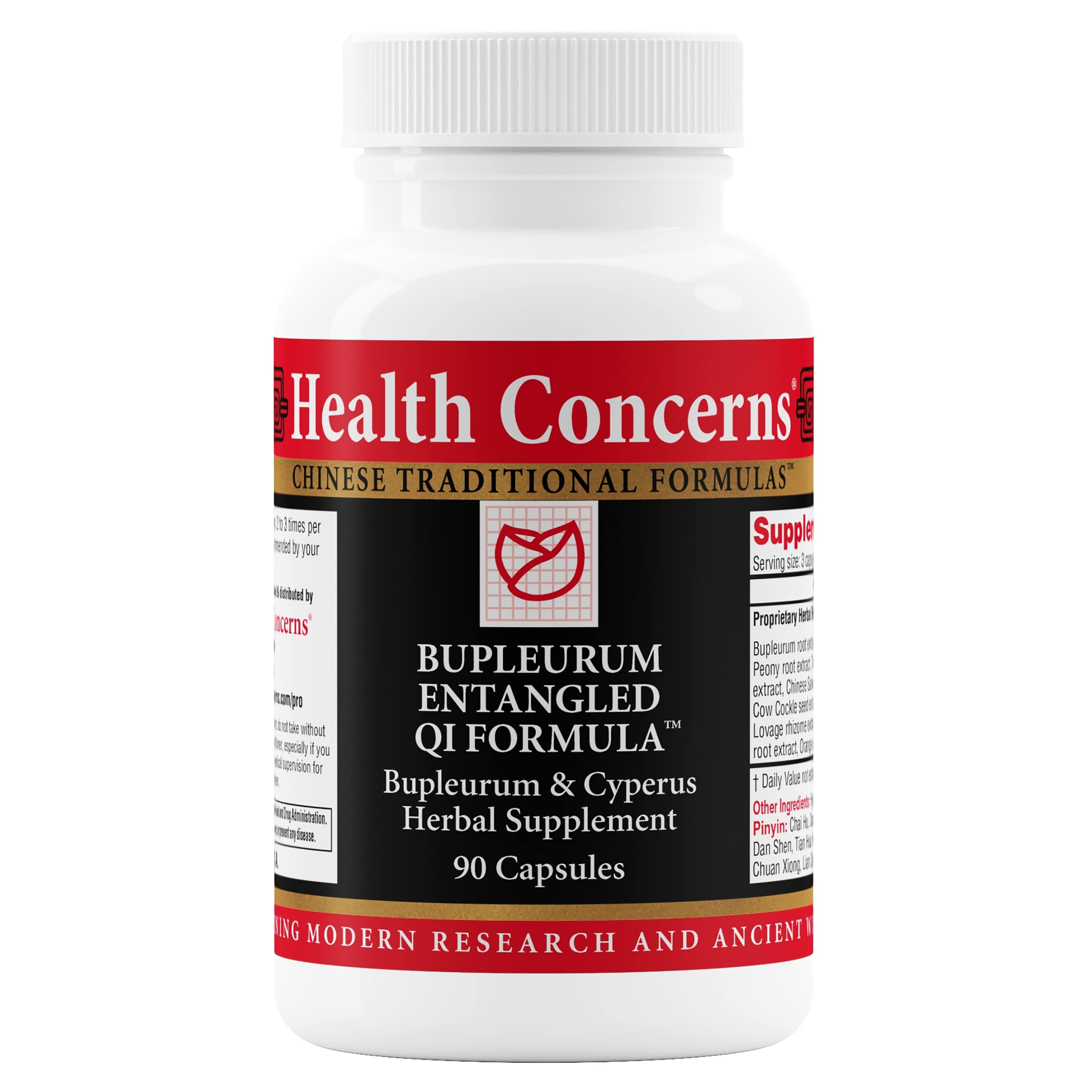 Health Concerns Bupleurum Qi Formula - Women's Hormonal Balance & Cyst Support (90 Caps)