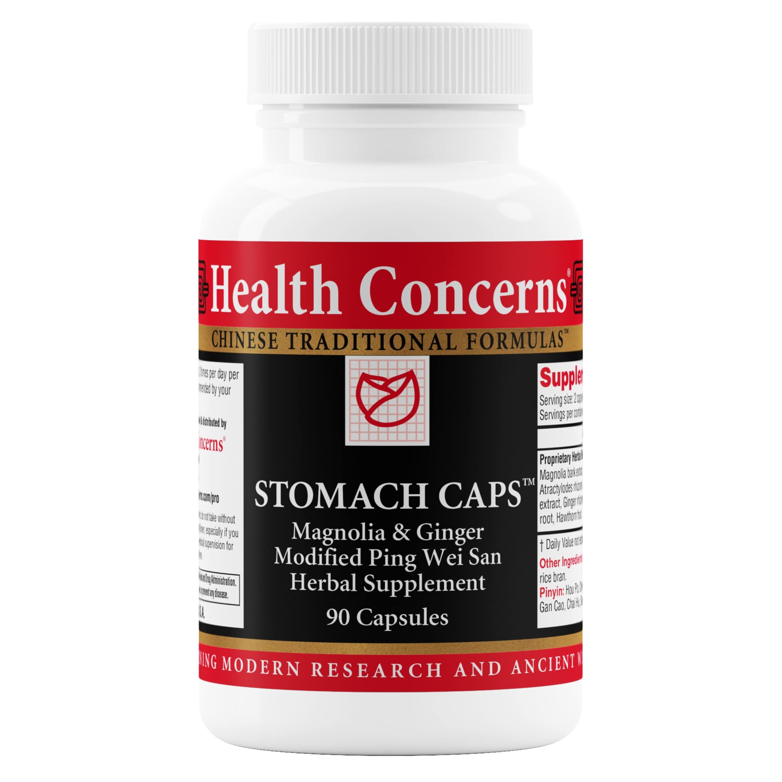 Health Concerns Stomach Caps - Digestive Support & Gut Health | 90 Capsules