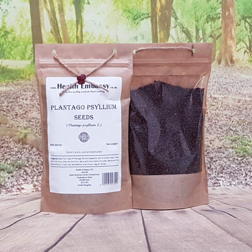 Health Embassy Plantago Psyllium Seeds | Plantago Psyllium L | 100% Natural (100g)