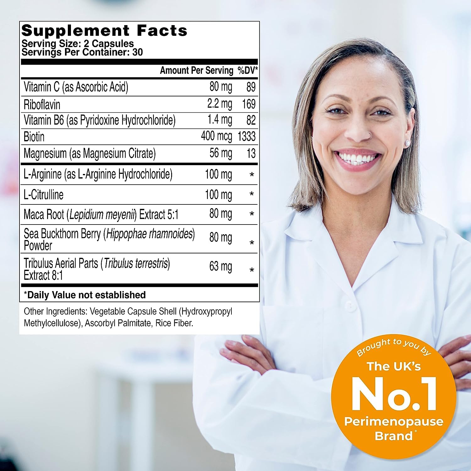 Health & Her Intimacy+ Multi-Nutrient Supplement for Women – Maca Root, Tribulus, Vegan (60 ct)