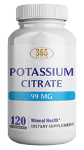 Potassium Citrate Capsule 99mg – Essential Electrolyte for Nerve, Muscle & Heart Health (120 Capsules)