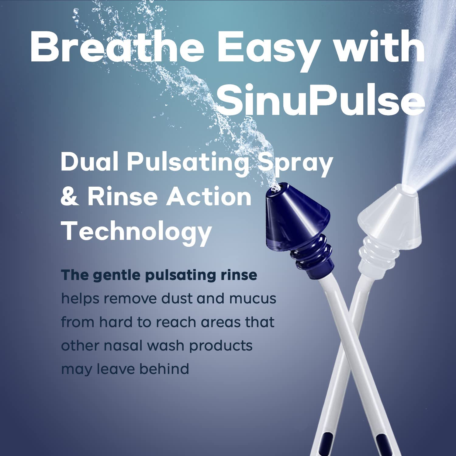 Health Solutions SinuPulse Elite: Advanced Nasal Irrigation System with SinuAir Packets