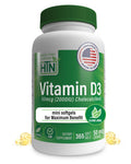 Vitamin D3 2000 IU 365 Mini Softgels – Immune and Bone Support | HTN