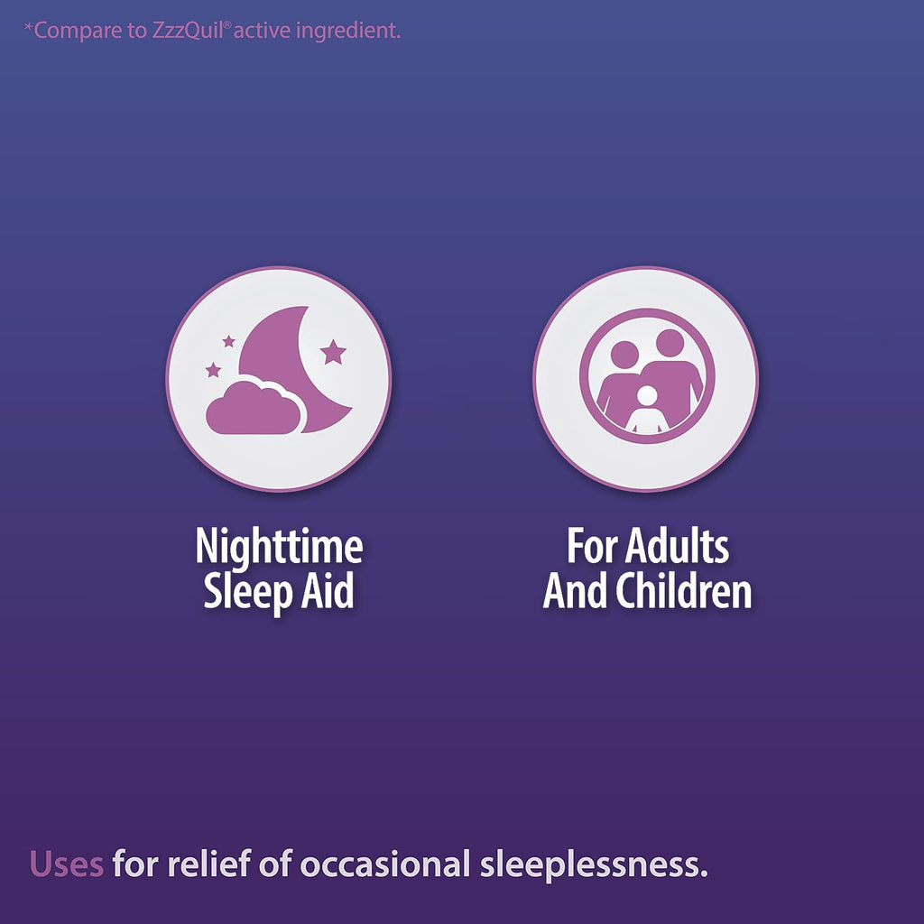 HealthA2Z Sleep Aid Softgels – Diphenhydramine HCl 25 mg, Non-Habit Forming, 96 Softgels