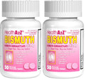 HealthA2Z Bismuth Subsalicylate 262mg | Multi-Symptom Digestive Support | 50 Count (Pack of 2)