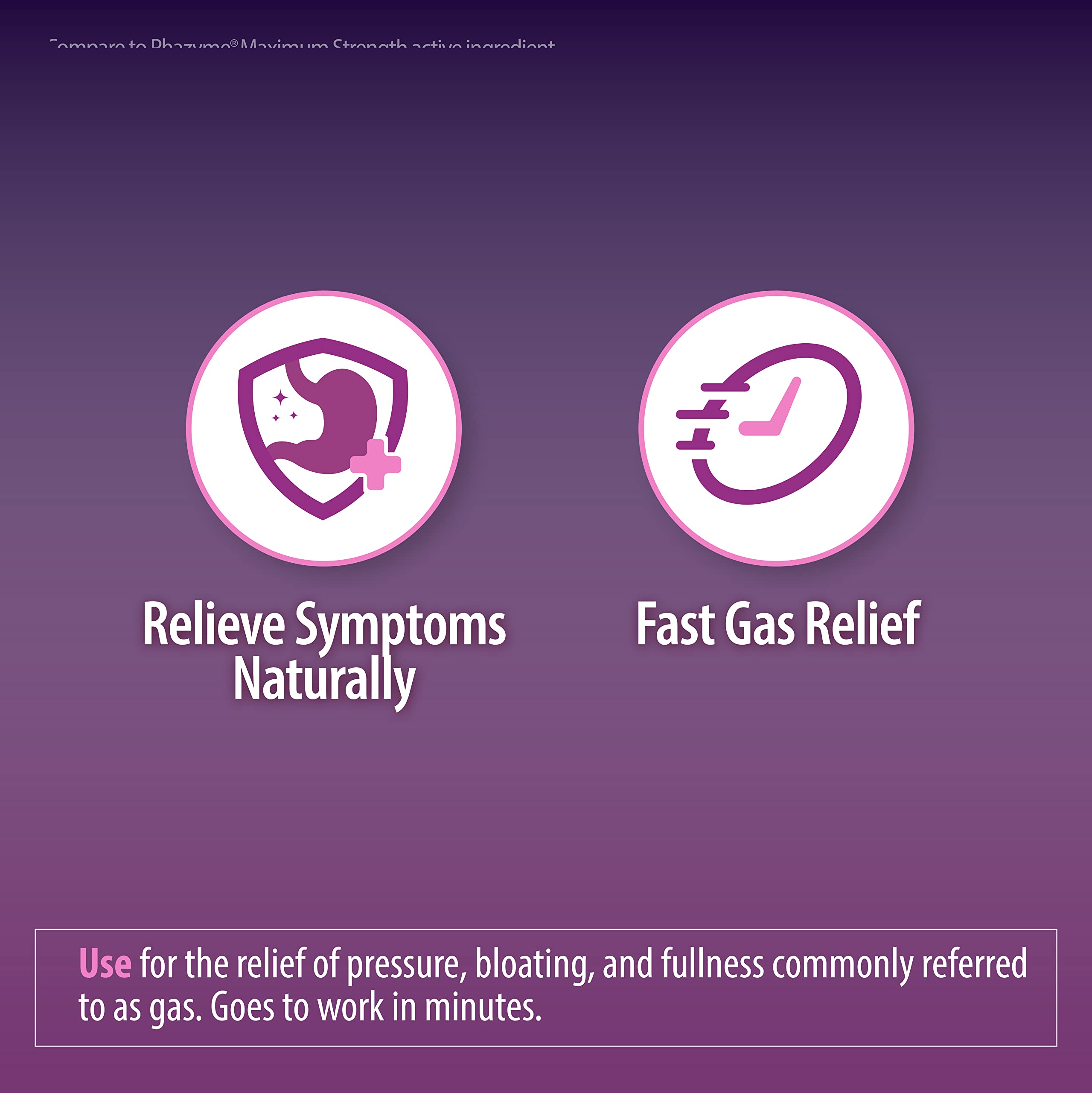 HealthA2Z Gas Relief Simethicone 250mg | Fast Gas Relief (200 Softgels)
