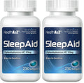 HealthA2Z Sleep Aid Softgels 50mg Diphenhydramine — 250 Count Pack of 2