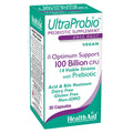 HealthAid UltraProbio 100 Billion Probiotic – 30 Count, Once Daily, Acid & Bile Resistant, Non-GMO