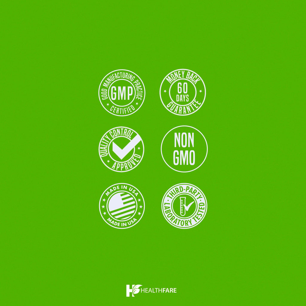 HealthFare Tribulus Terrestris for Men & Women | 32,500mg Ultra Potency Extract | 95% Saponins | 200 Capsules | Natural Strength, Energy & Stamina | Non-GMO, Gluten-Free, Made in USA