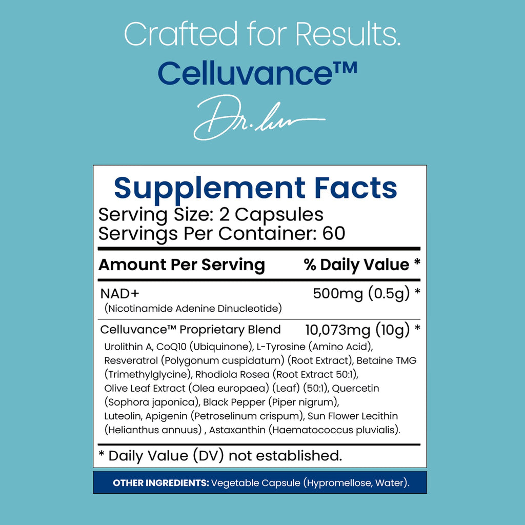 Healthfare NAD+ Liposomal 10,573mg | Resveratrol, CoQ10, NMN Alternative