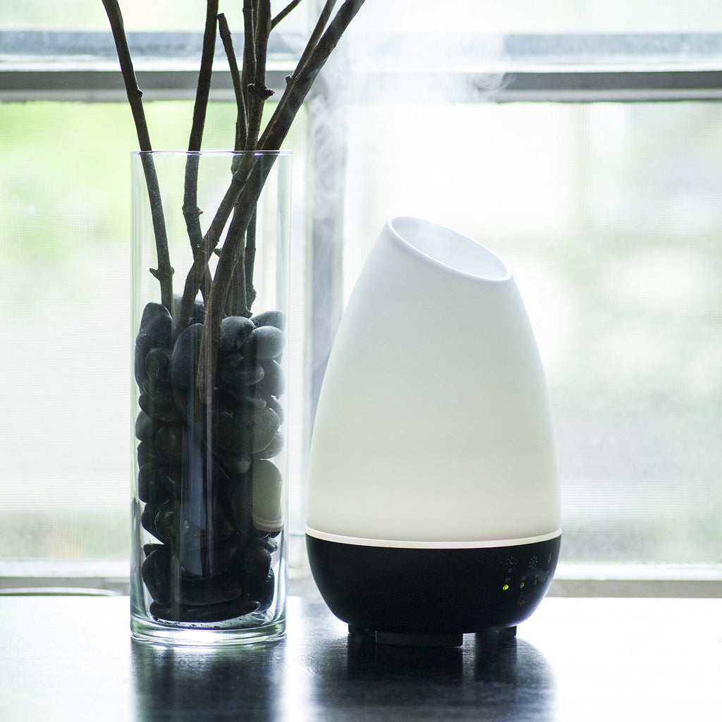 HealthSmart 500ML Essential Oil Diffuser – Large Room, Cool Mist Humidifier, 7 LED Colors