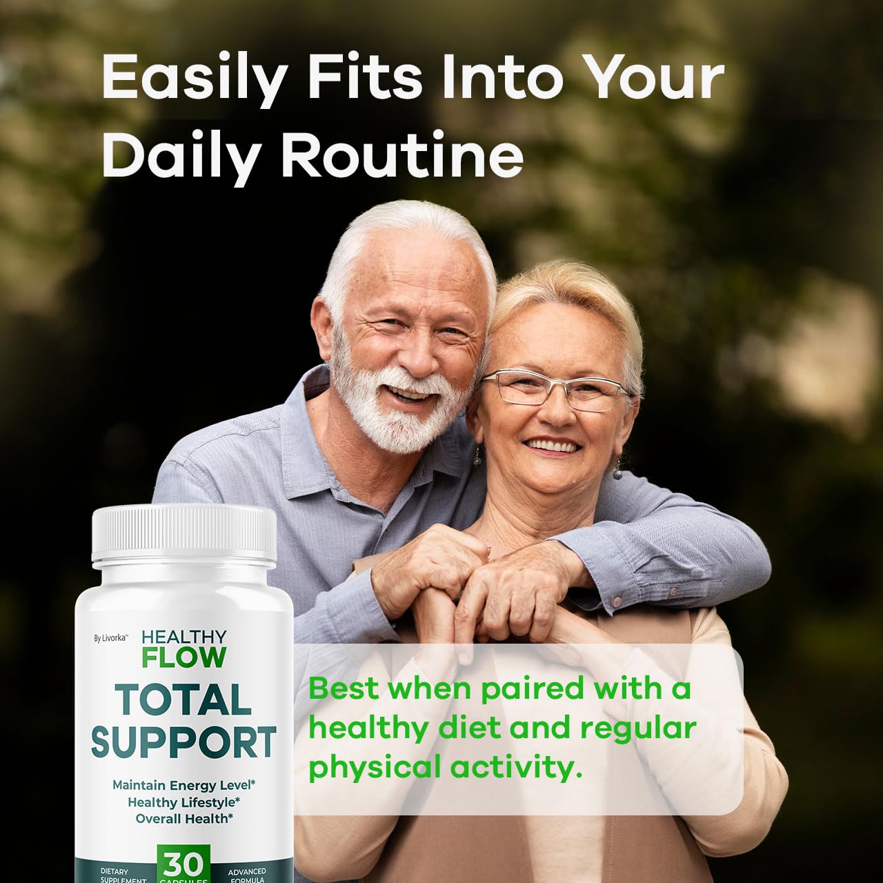 2 Pack Healthy Flow Capsules – All-Natural Support, HealthyFlow 60 Capsules