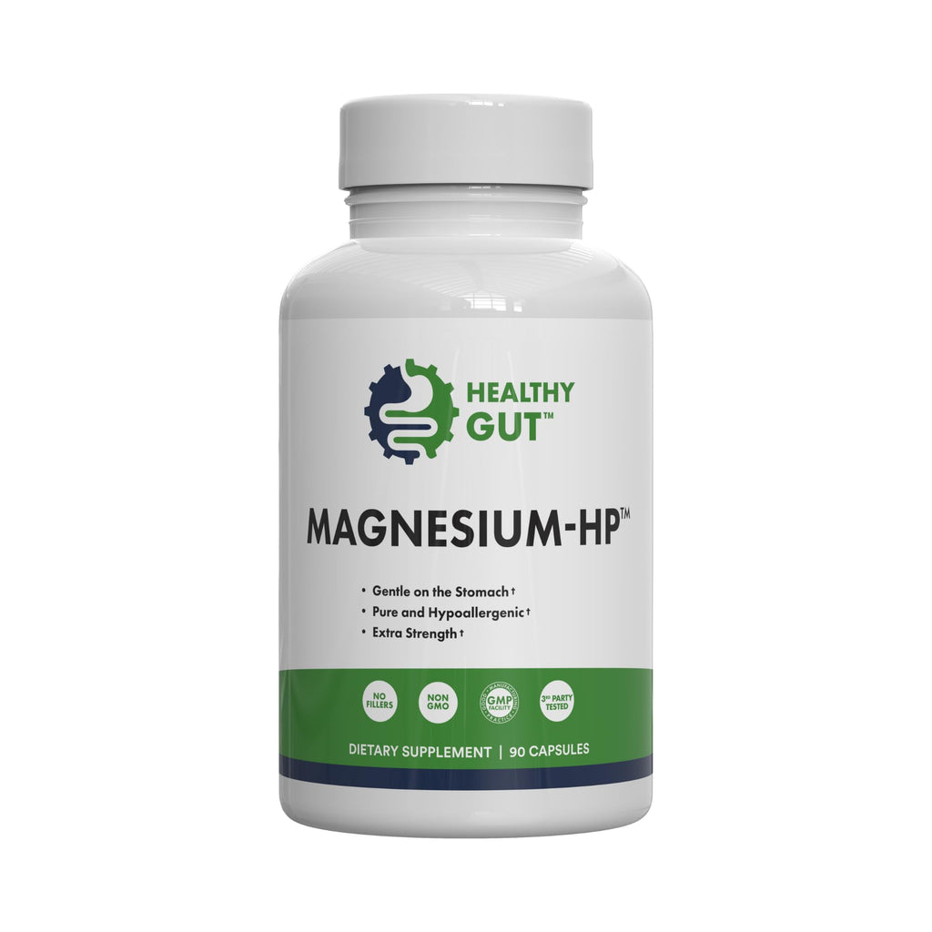 Healthy Gut Magnesium-HP – Ultra Pure Glycinate, 180 mg, 90 Servings, No Fillers