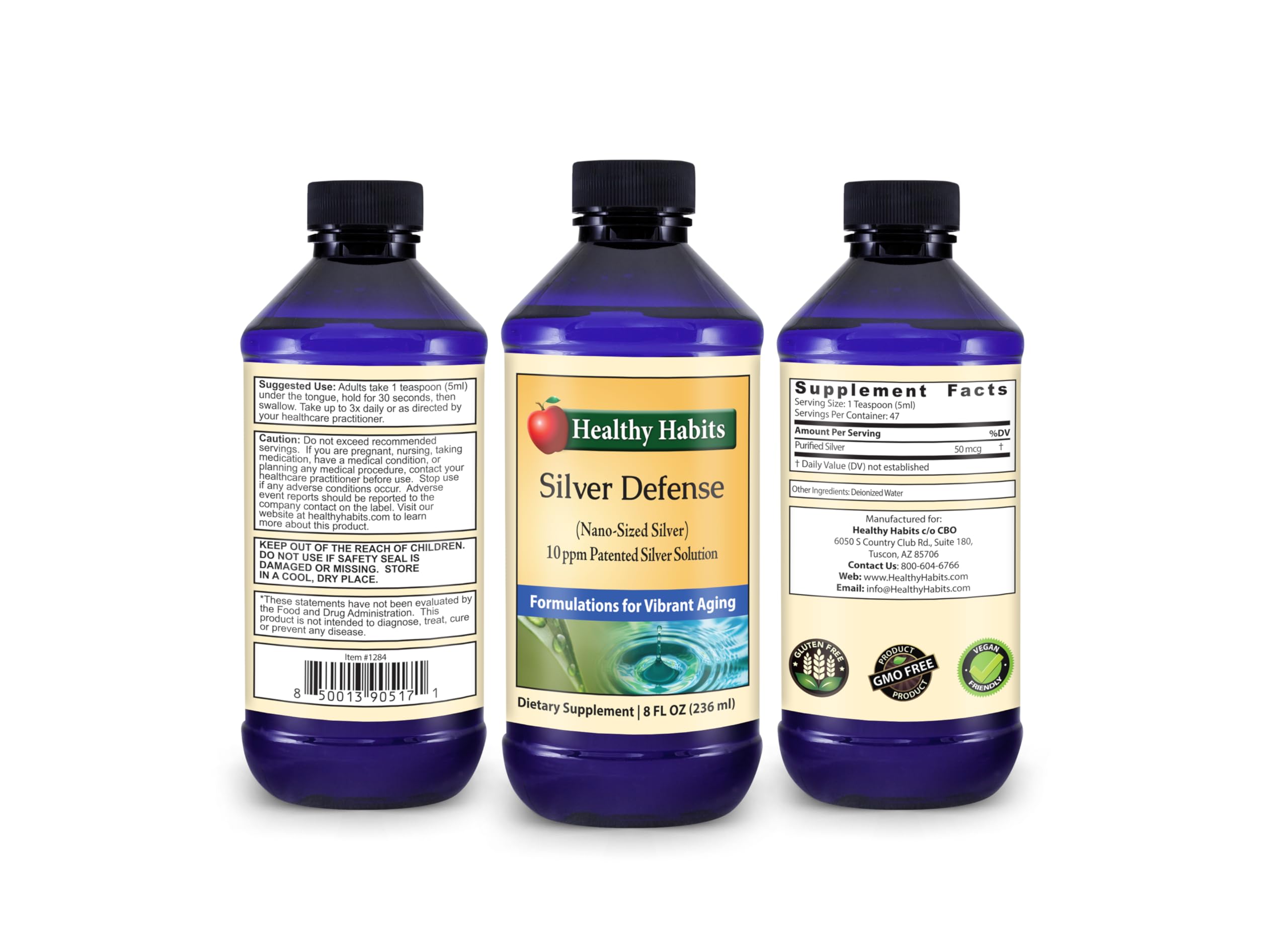 Healthy Habits Silver Defense Nano Silver Immune Support