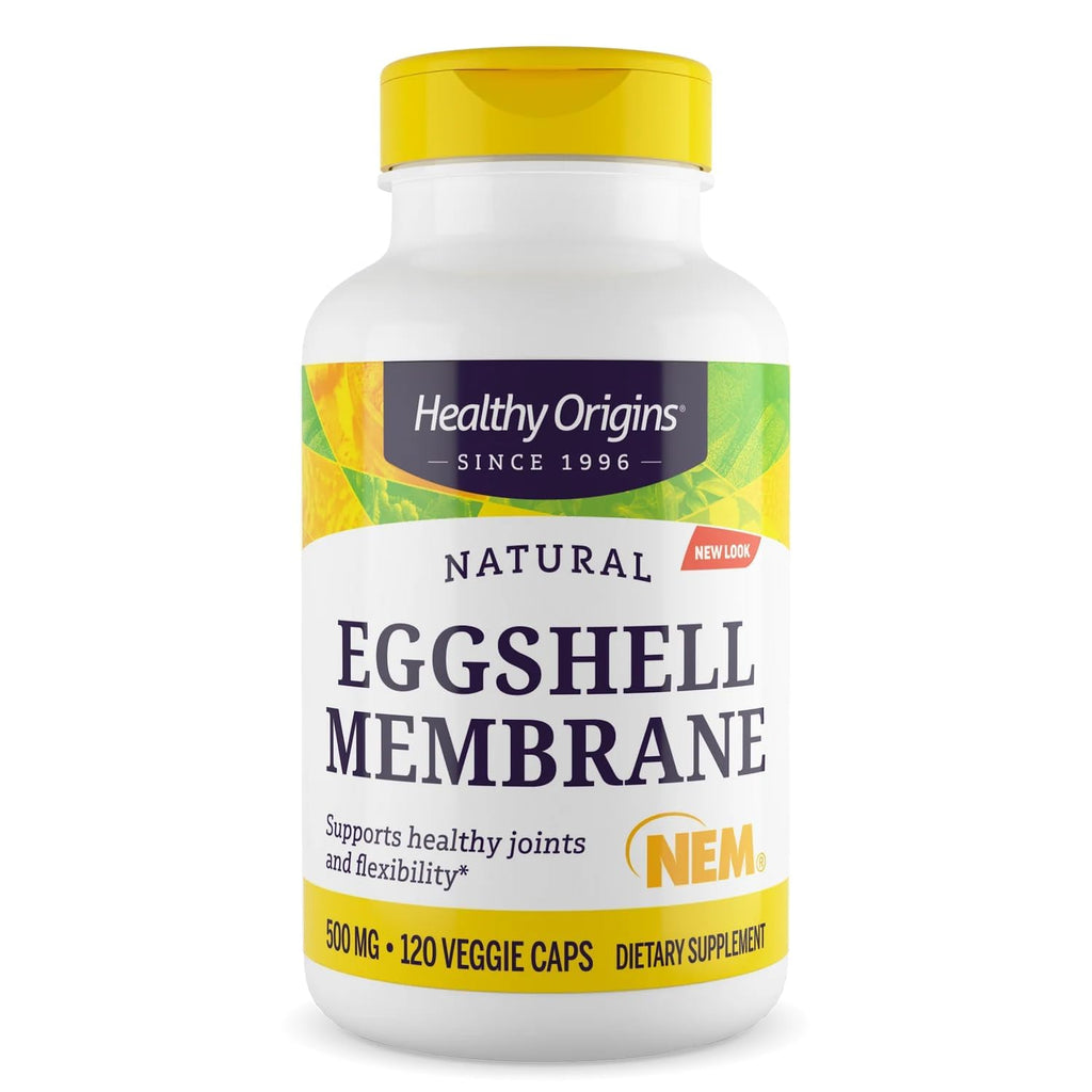 Healthy Origins Eggshell Membrane 500 mg (NEM) – Joint Support, Non-GMO, Gluten Free, 120 Veggie Caps