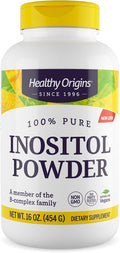 Healthy Origins Inositol Powder 454 g | B8 for Skin, Hair & Nails | Vegan, Non-GMO, Gluten-Free
