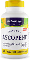 Healthy Origins Lycopene 15 mg – Natural, Non-GMO, Gluten Free | Skin & Prostate Support, 180 Softgels