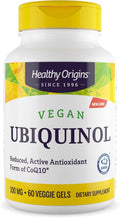Healthy Origins Vegan Ubiquinol 100 mg | Kaneka CoQ10 – Gluten-Free