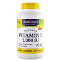 Healthy Origins Vitamin E 1,000 IU Natural Mixed Tocopherols – Gluten-Free & Non-GMO | 120 Softgels