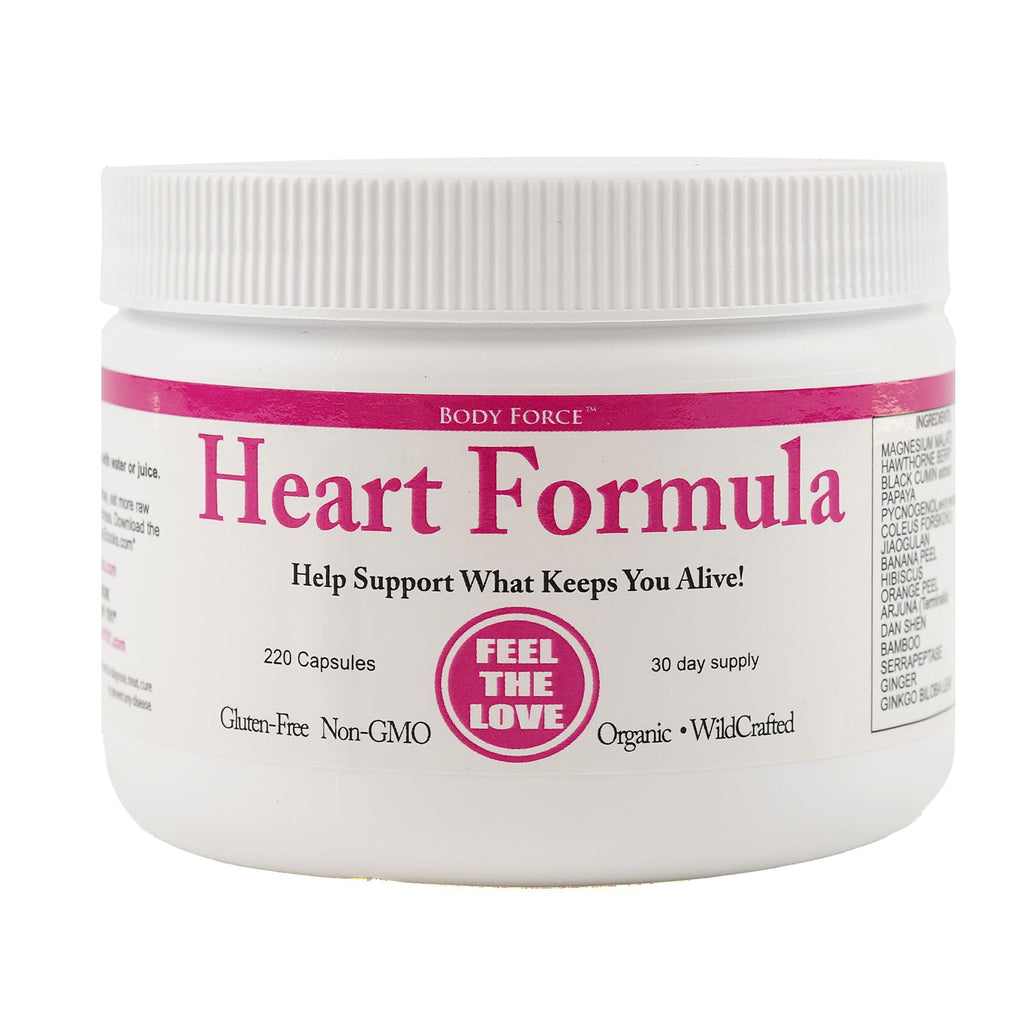 HeartCare Blend – Plant-Based Heart Formula Capsules with Magnesium Malate, Serrapeptase, Hawthorn Berries & Ginkgo Biloba