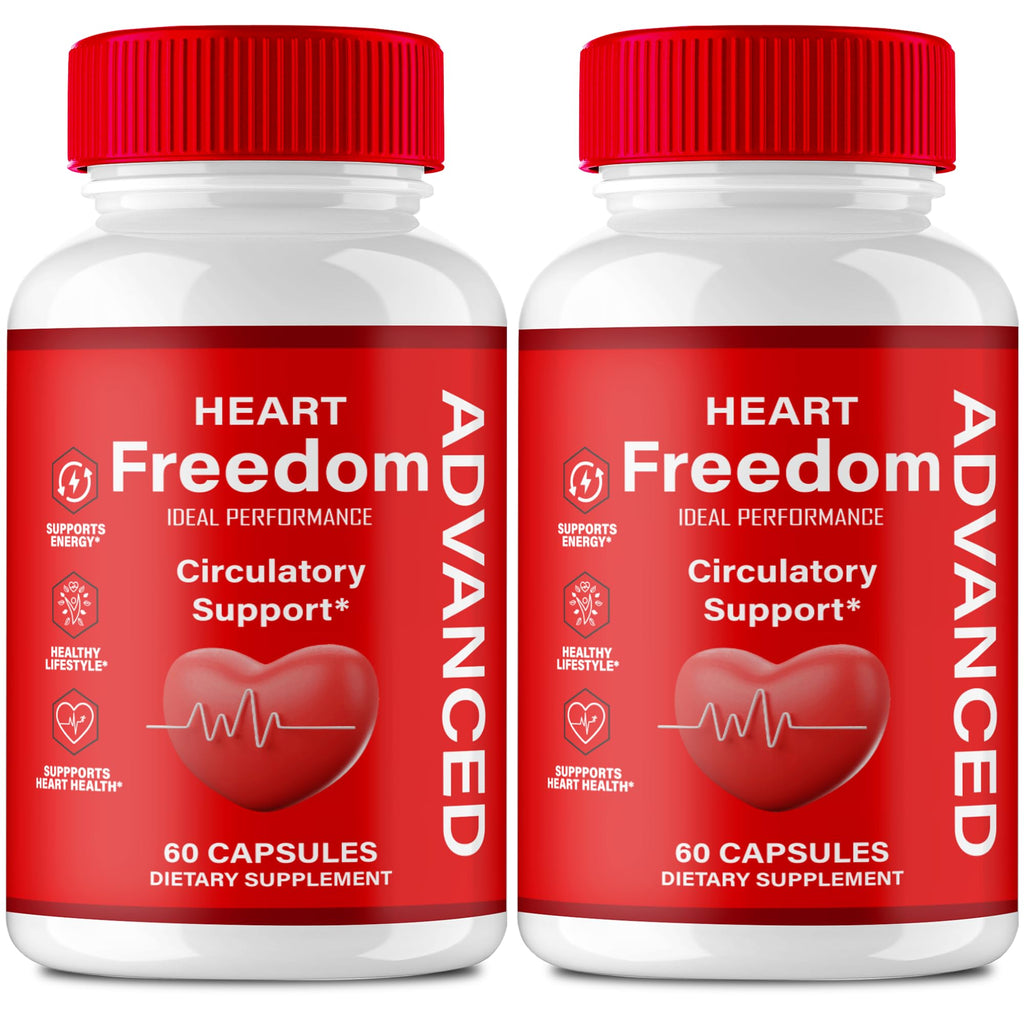 Heart Freedom Capsules – Official HeartFreedom Pills for Energy & Circulation (2 Pack)