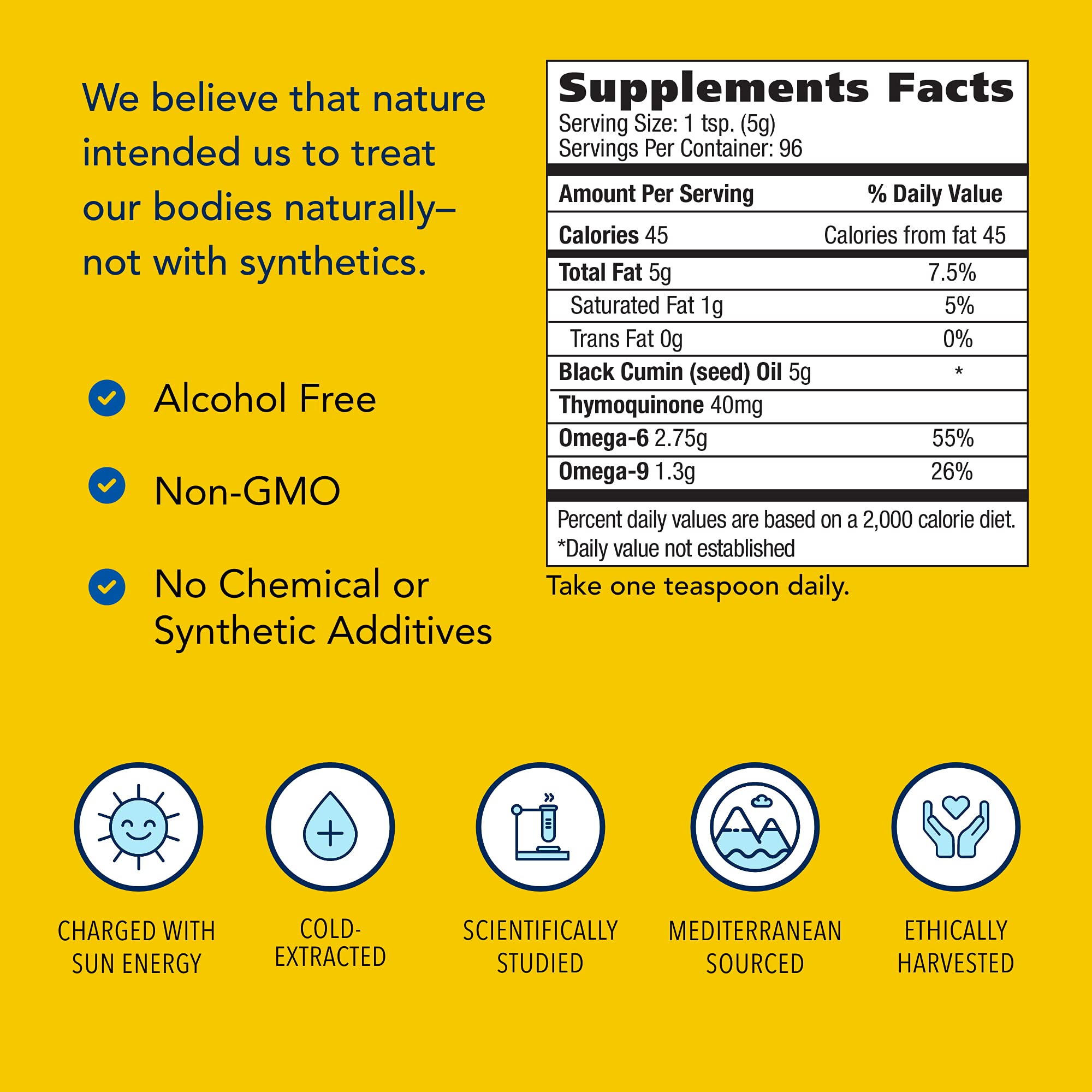 North American Herb & Spice Black Seed Oil 16 oz - Cardiovascular, Digestive & Immune Support - Non-GMO - 96 Servings