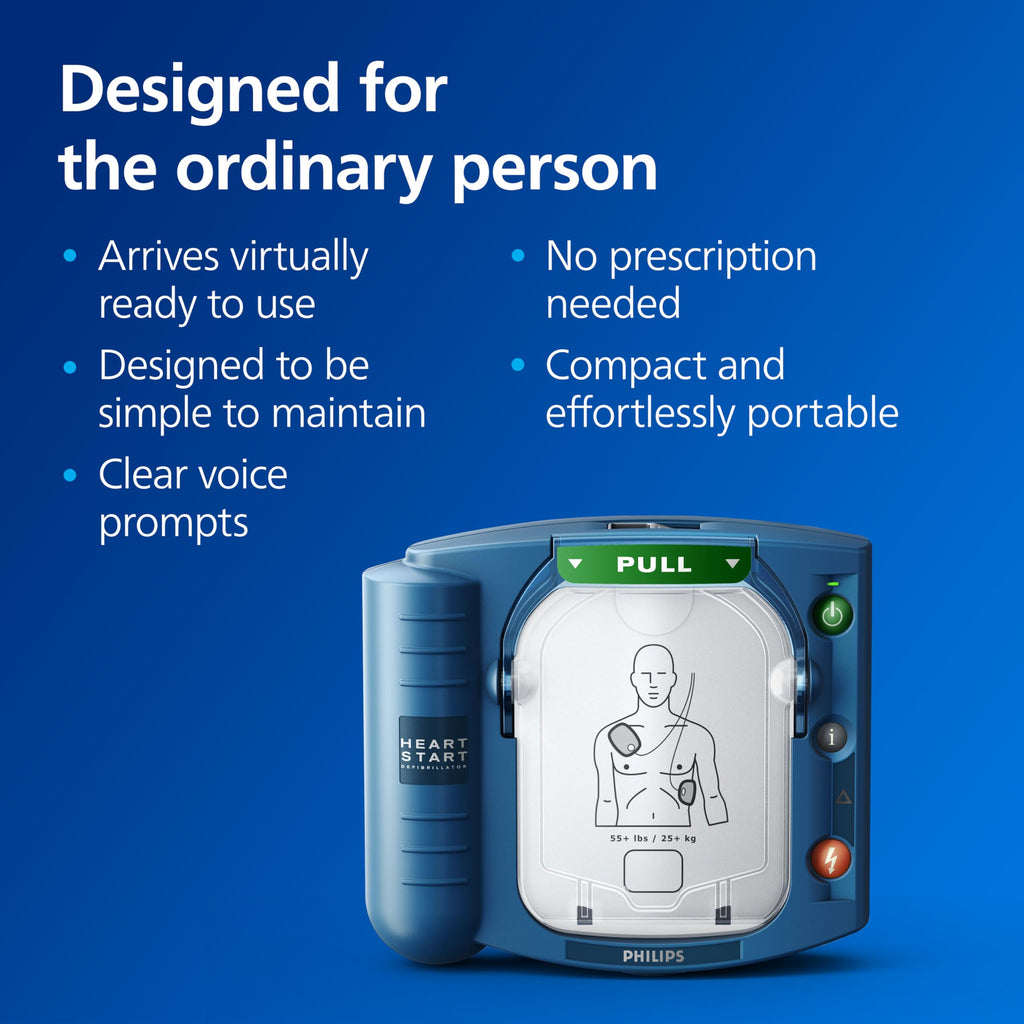 Philips HeartStart OnSite AED Defibrillator with Standard Carry Case (M5066A-C01)