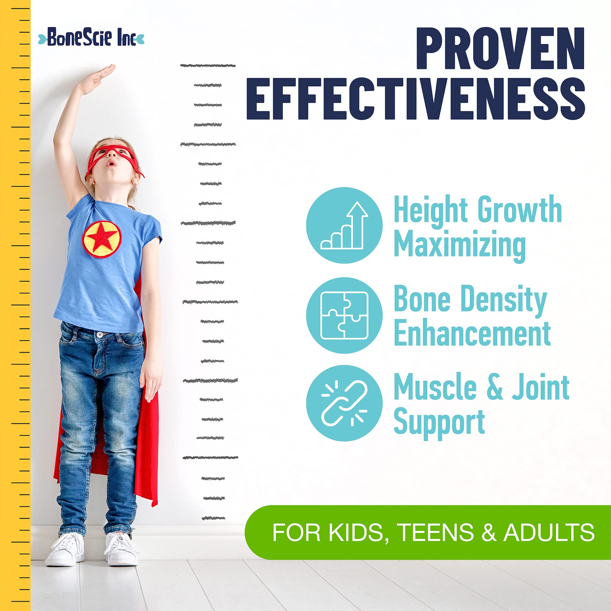 Height Growth Maximizer - Made in USA | Natural Height Booster & Bone Growth Pills