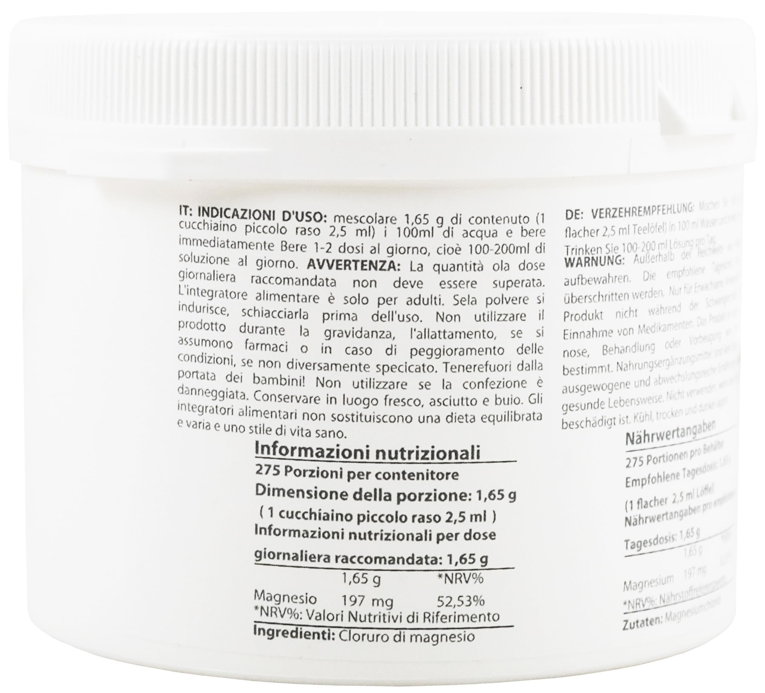 1 Pound Magnesium Chloride Hexahydrate – Pharmaceutical Grade, EUR/BP/USP | Third-Party Tested | Heiltropfen Crystal Powder