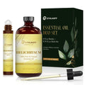 Helichrysum Essential Oil Set: 4 oz Bottle + 0.34 oz Roll-On