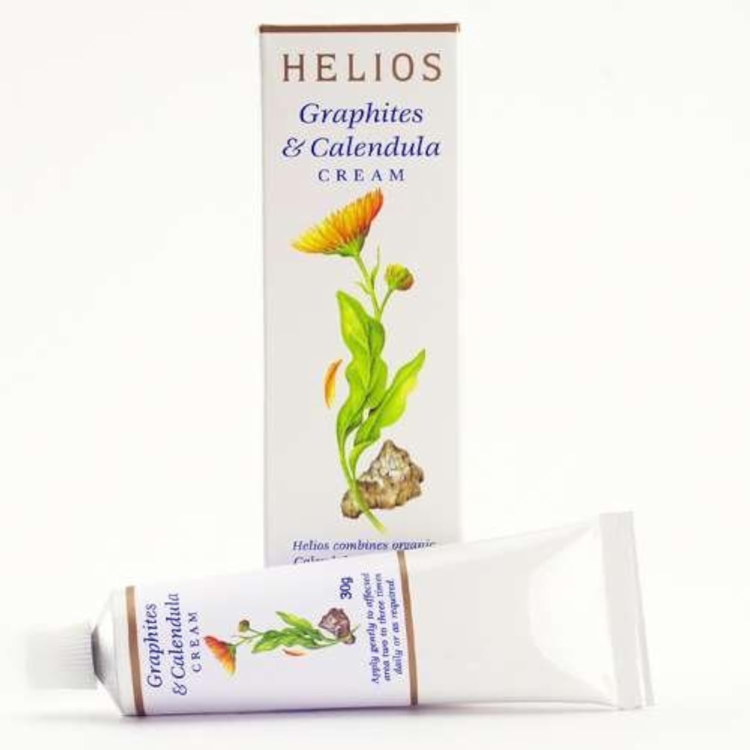Helios Graphites and Calendula Cream 30g Tube - Natural Skin Care