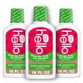 Hello Natural Watermelon Kids Mouthwash - Fluoride Free, Alcohol Free, SLS Free, Vegan (16 oz x3)