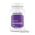 HELLO100 High Purity Liposomal Trans-Resveratrol Supplement - 250mg Capsule, 60 Vegan Capsules | 98% Purity