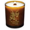 Hemlock Park Amber & Gold Wood Wick Candle – 14 oz Coconut Wax, Lily of the Valley